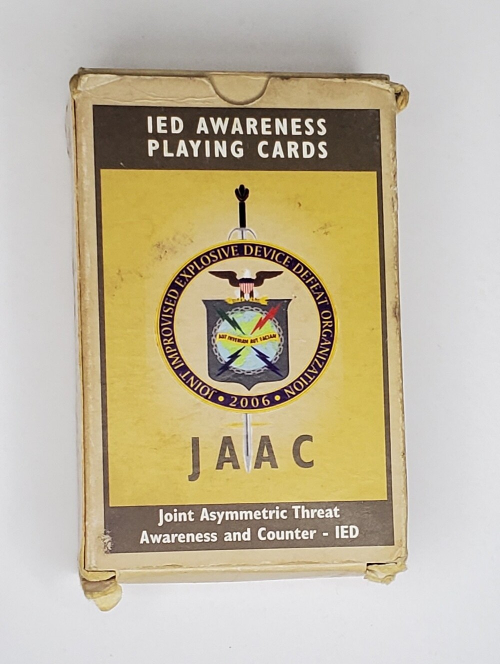 Vintage HTF - IED Awareness Training Playing Card Deck